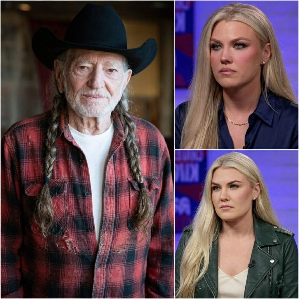Erika Kirk Insults Willie Nelson: “Sit down, you 93-year-old country legend” — But His Response Shocked the Entire Nation  Erika Kirk delivered the sarcastic remark with a cold, defiant stare that silenced the entire auditorium. Willie Nelson did not react immediately — at least not for the first few seconds. The legendary country musician simply raised an eyebrow, tilted his head slightly, and offered a calm, knowing smile, as though he had grown accustomed to criticism, pressure, and attention throughout decades in the spotlight.